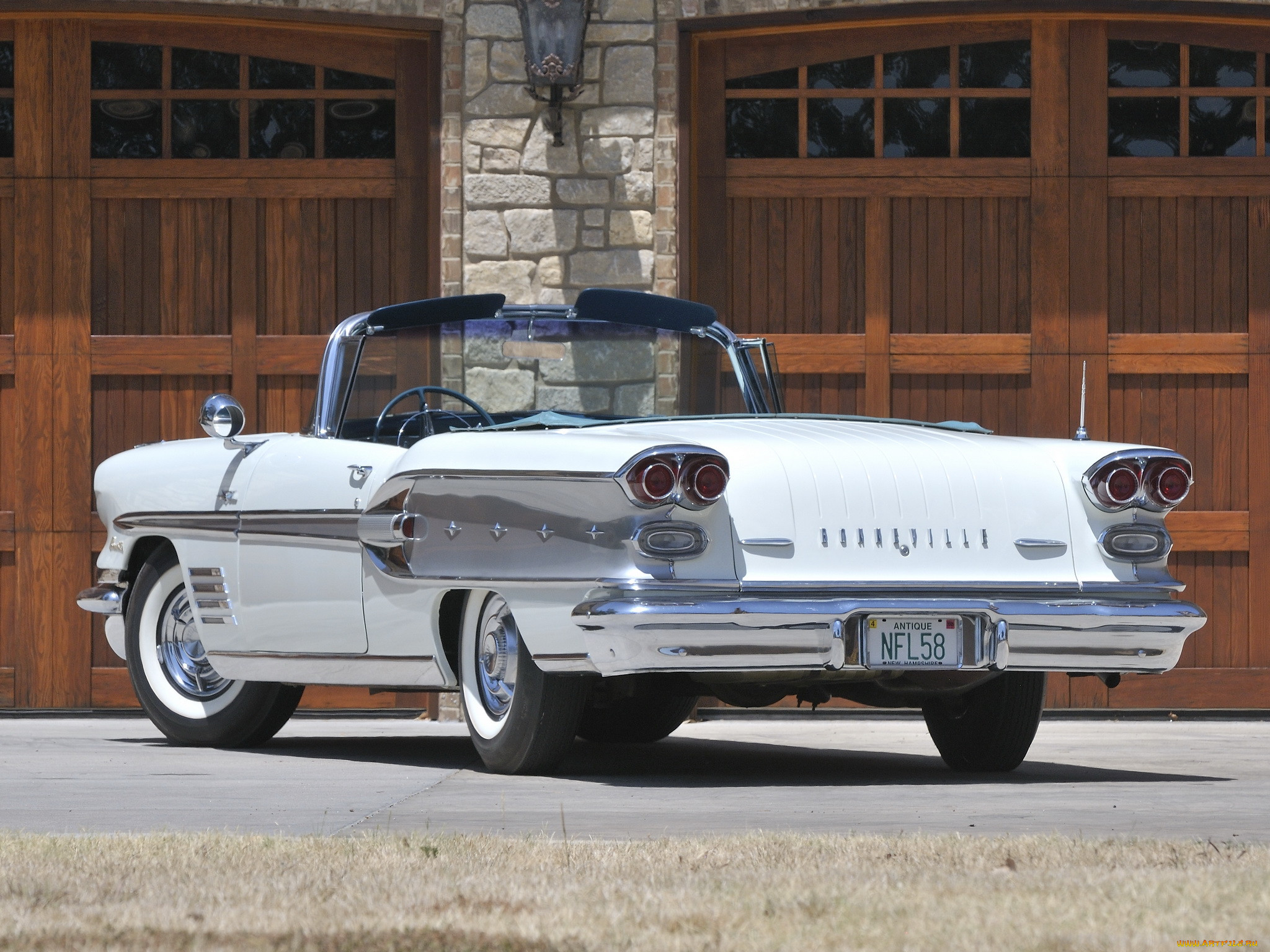 pontiac, bonneville, custom, convertible, 